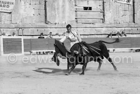 Luis Miguel Dominguin. Arles 1960. A bullfight Picasso attended (see "Picasso"). - Photo by Edward Quinn