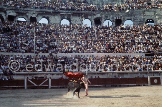 Luis Miguel Dominguin. Nimes 1960. A bullfight Picasso attended (see "Picasso"). - Photo by Edward Quinn