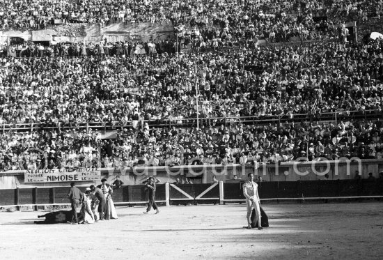 Luis Miguel Dominguin. Nimes 1960. A bullfight Picasso attended (see "Picasso"). - Photo by Edward Quinn