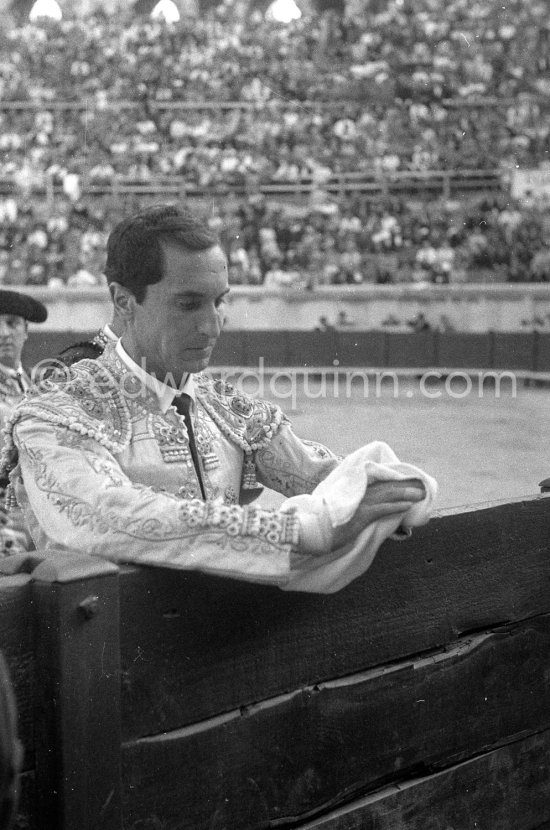 Luis Miguel Dominguin. Nimes 1960. A bullfight Picasso attended (see "Picasso"). - Photo by Edward Quinn