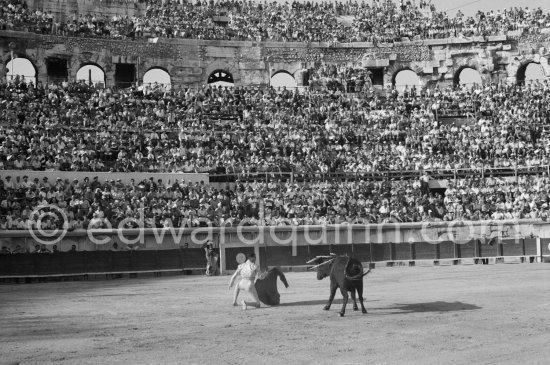 Luis Miguel Dominguin. Nimes 1960. A bullfight Picasso attended (see "Picasso"). - Photo by Edward Quinn