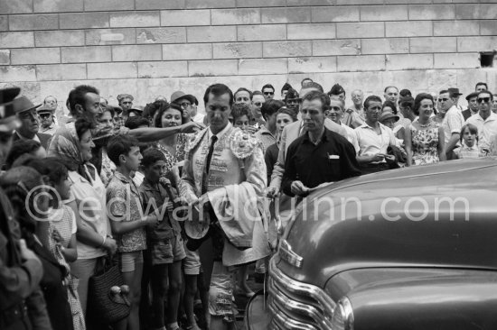 Luis Miguel Dominguin. Nimes 1960. A bullfight Picasso attended (see "Picasso"). - Photo by Edward Quinn