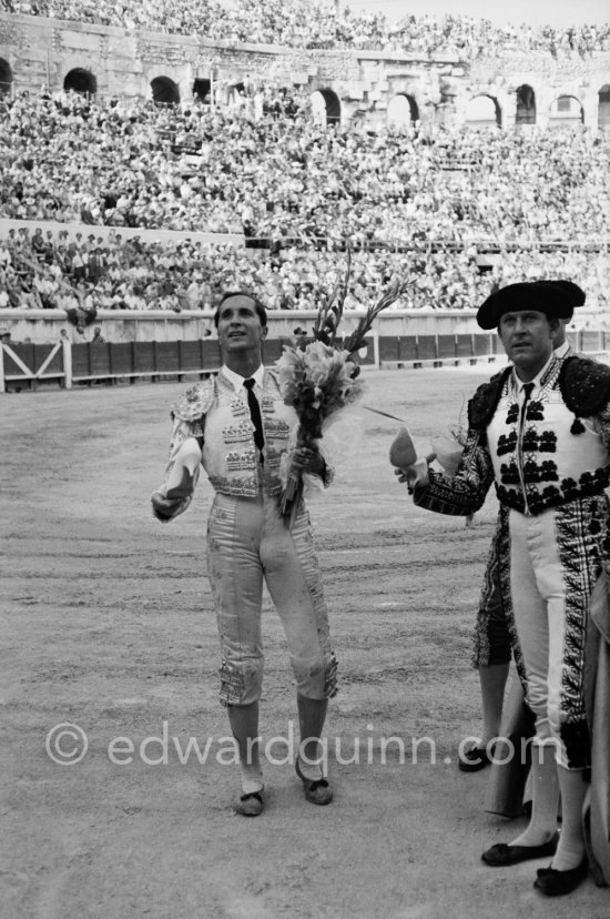 Luis Miguel Dominguin. Nimes 1960. A bullfight Picasso attended (see "Picasso"). - Photo by Edward Quinn