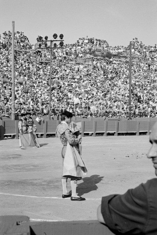 El Cordobés. Fréjus 1965. A bullfight Picasso attended (see "Picasso"). - Photo by Edward Quinn