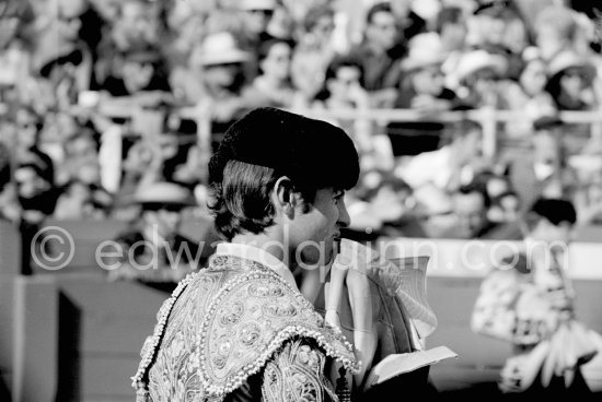 El Cordobés. Fréjus 1965. A bullfight Picasso attended (see "Picasso"). - Photo by Edward Quinn