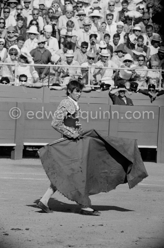 El Cordobés. Fréjus 1965. A bullfight Picasso attended (see "Picasso"). - Photo by Edward Quinn