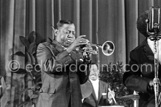 Roy Eldridge. Festival de Jazz, Cannes 1958. - Photo by Edward Quinn