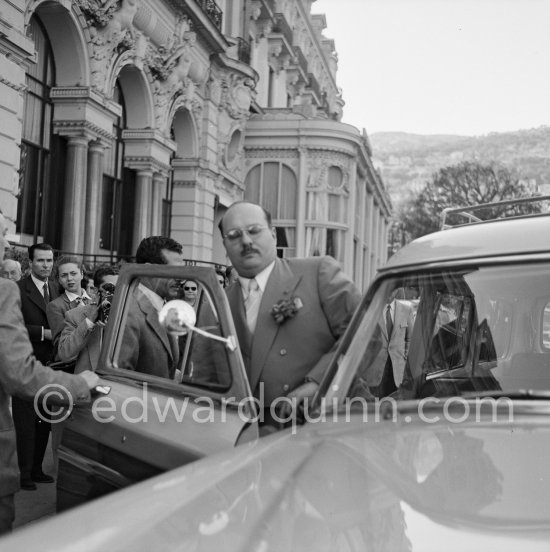 Farouk, ex King of Egypt, Monte Carlo 1954. - Photo by Edward Quinn