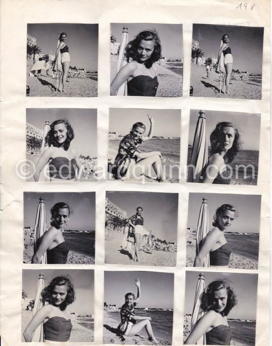 Contact prints. Photos from original negatives available. - Photo by Edward Quinn