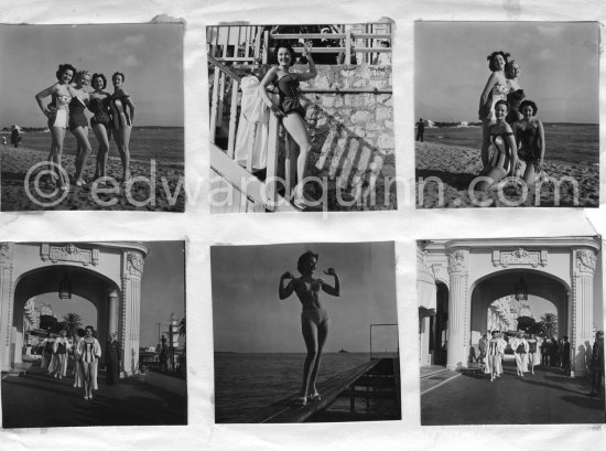 Contact prints. Photos from original negatives available. - Photo by Edward Quinn