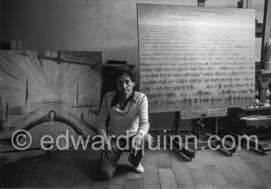 Figas (Marcel Pierre-Jean Figasso). Ca. 1972, Côte d'Azur - Photo by Edward Quinn