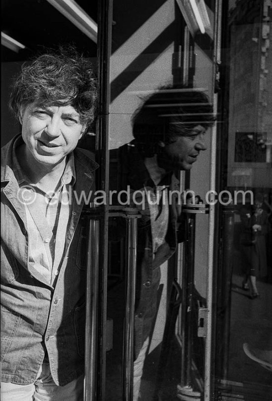 Jean-Michel Folon. Paris 1984 - Photo by Edward Quinn