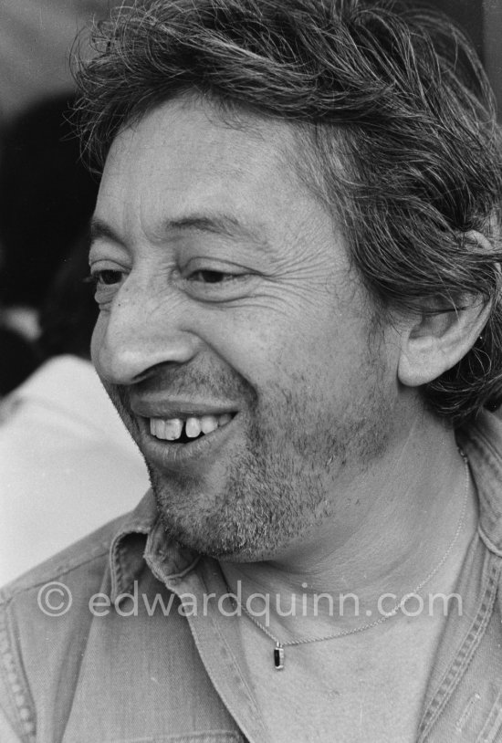 Serge Gainsbourg. Cannes Film Festival 1979. - Photo by Edward Quinn