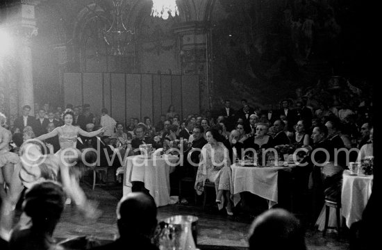 New Year’s Eve gala, Monte Carlo 1956. - Photo by Edward Quinn