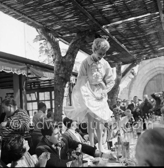 Mitzi Gaynor, Cannes Film Festival 1958 - Photo by Edward Quinn