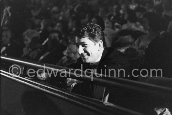 Daniel Gélin. Gala evening, Cannes Film Festival 1956. - Photo by Edward Quinn