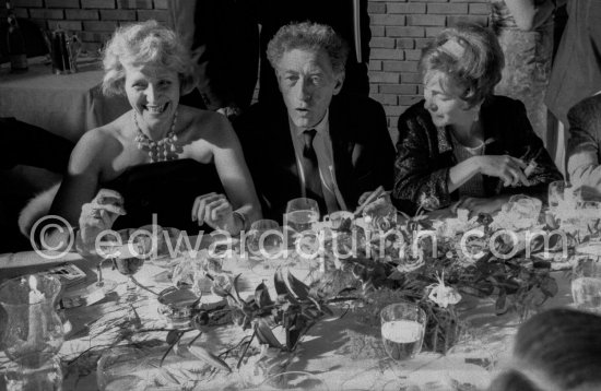 Alberto Giacometti. Inauguration of the Fondation Maeght. Saint-Paul-de-Vence 1964. - Photo by Edward Quinn