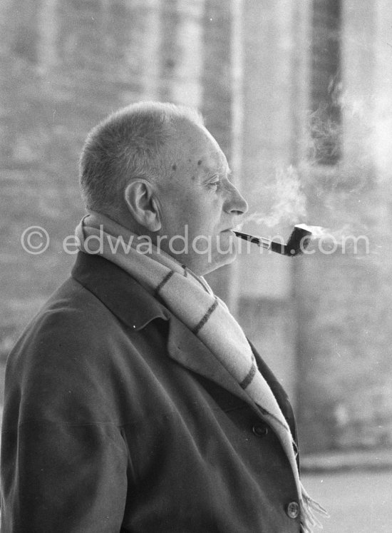 Jean Giono wrote and directed the film "Crésus". Manosque 1960. - Photo by Edward Quinn