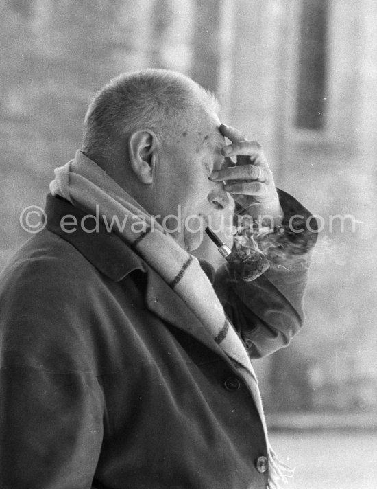 Jean Giono wrote and directed the film "Crésus". Manosque 1960. - Photo by Edward Quinn