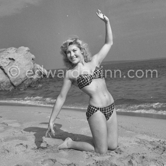 "Miss Palm Beach" Colette Gosse, Cannes 1951. - Photo by Edward Quinn