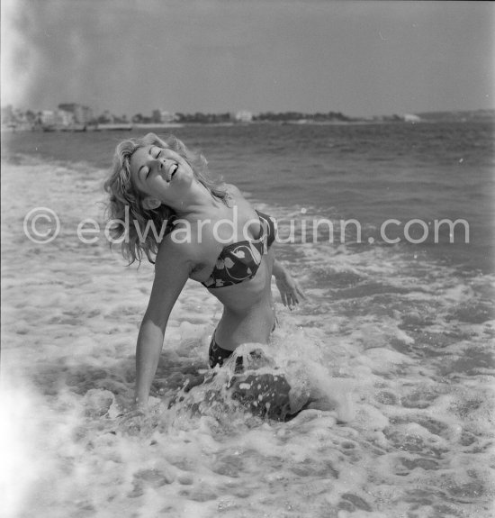 "Miss Palm Beach" Colette Gosse, Cannes 1951. - Photo by Edward Quinn