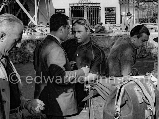 Juan Manuel Fangio, winner of the Monaco Grand Prix 1950. - Photo by Edward Quinn