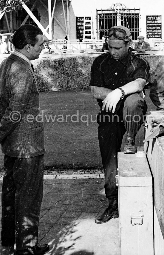 Juan Manuel Fangio. Grand Prix Automobile de Monaco 1950 - Photo by Edward Quinn