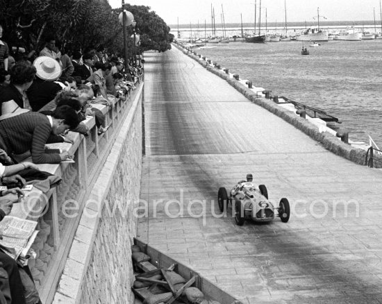 Johnny Claes, (6) Talbot Lago T26. Monaco Grand Prix 1950. - Photo by Edward Quinn