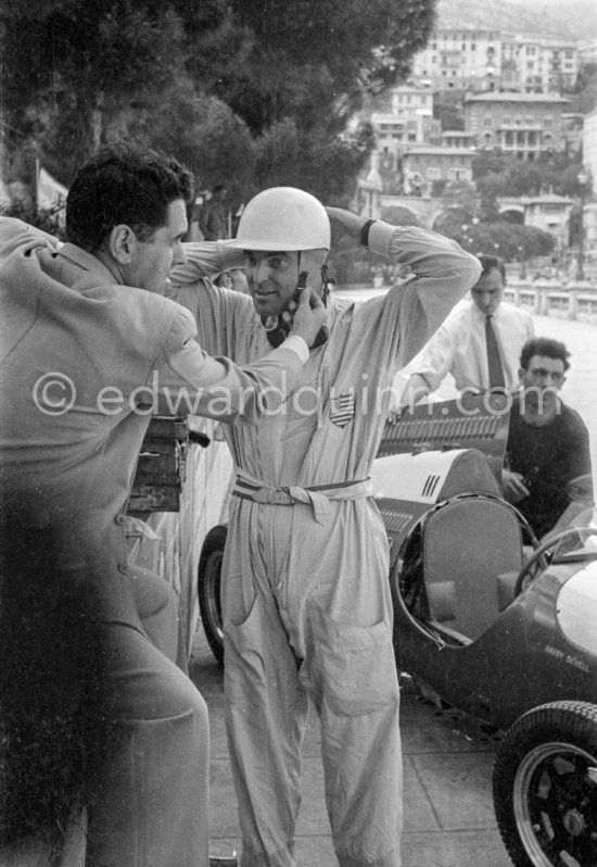 Harry Schell, (6) Cooper Jap. Formula 3 Grand Prix, called "The Prix de Monte-Carlo". Monaco 1950. - Photo by Edward Quinn