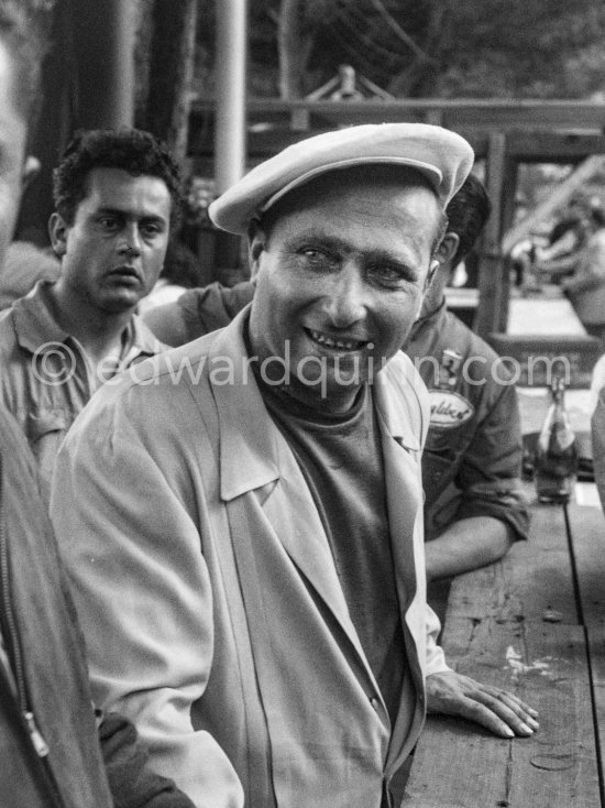 Juan Manuel Fangio. Monaco Grand Prix 1956. - Photo by Edward Quinn