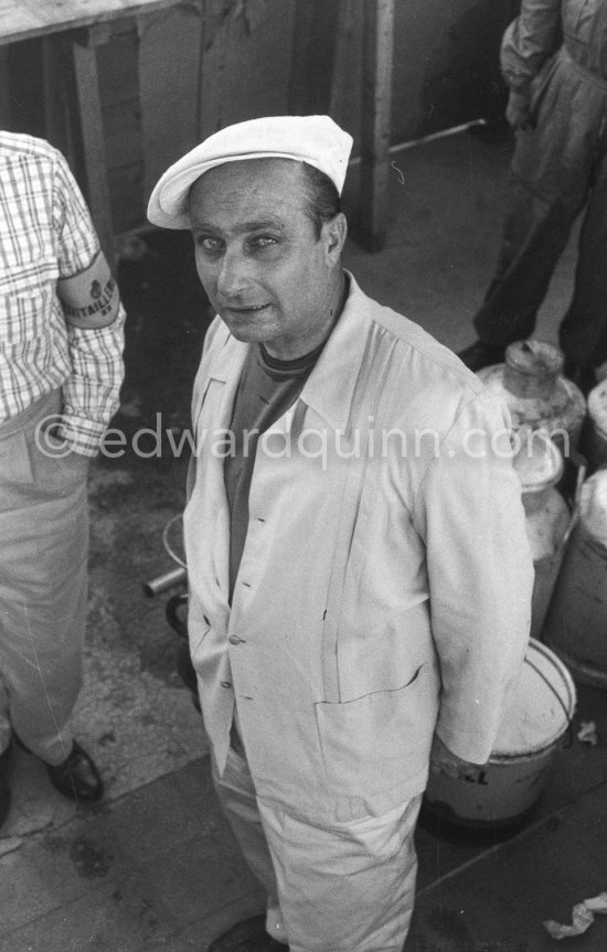 Juan Manuel Fangio. Monaco Grand Prix 1956. - Photo by Edward Quinn