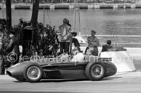 Horace H. Gould, (18) Maserati 250F. Monaco Grand Prix 1956. - Photo by Edward Quinn