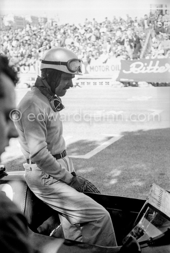 Maurice Trintignant, (30) Ferrari 801. Monaco Grand Prix 1957. - Photo by Edward Quinn