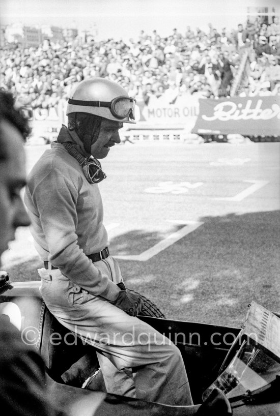 Maurice Trintignant, (30) Ferrari 801. Monaco Grand Prix 1957. - Photo by Edward Quinn