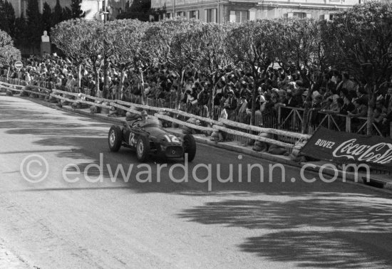 Ivor Bueb, (12), Connaught B. Monaco Grand Prix 1957. - Photo by Edward Quinn