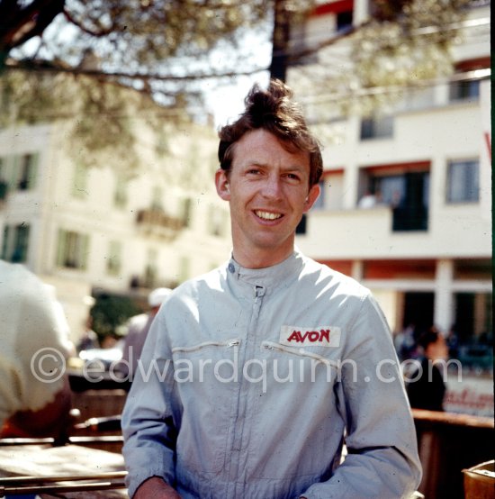 Tony Brooks. Monaco Grand Prix 1958. - Photo by Edward Quinn