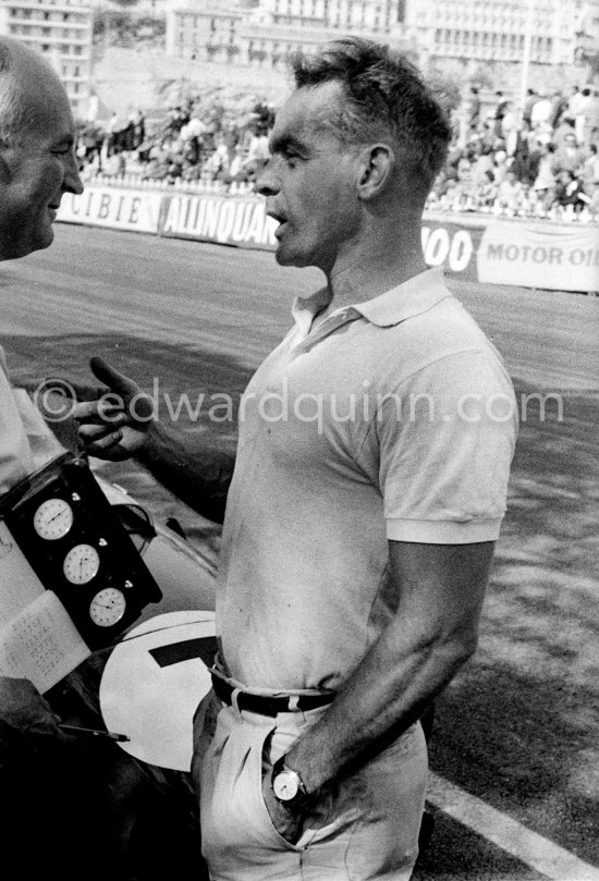 Phil Hill. Monaco Grand Prix 1959. - Photo by Edward Quinn