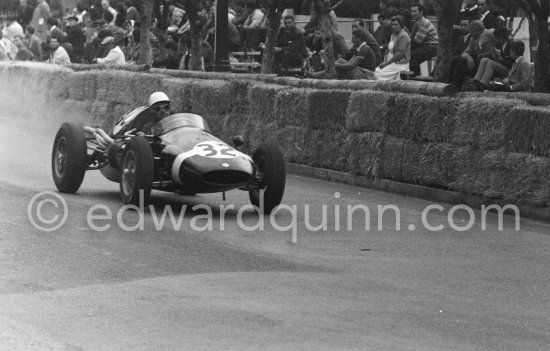 Maurice Trintignant, (32) Cooper T51. Monaco Grand Prix 1959. - Photo by Edward Quinn