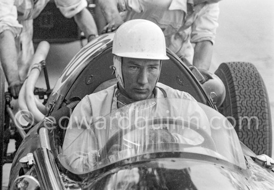 Stirling Moss, (30) Cooper-Climax T51. Monaco Grand Prix 1959. - Photo by Edward Quinn