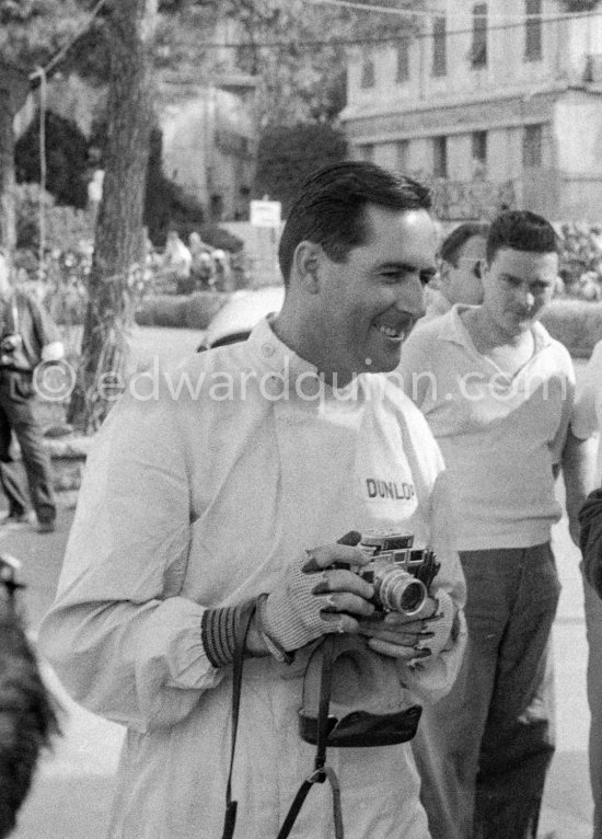 Jack Brabham. Monaco Grand Prix 1960. - Photo by Edward Quinn