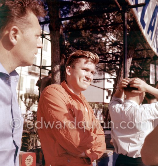 Lance Reventlow, the driver-owner-constructor of Scarab cars. Monaco Grand Prix 1960. - Photo by Edward Quinn