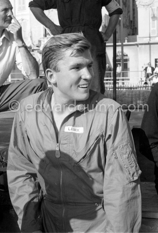 Lance Reventlow, the driver-owner-constructor of Scarab cars. Monaco Grand Prix 1960. - Photo by Edward Quinn