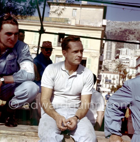 Phil Hill. Monaco Grand Prix 1960. - Photo by Edward Quinn