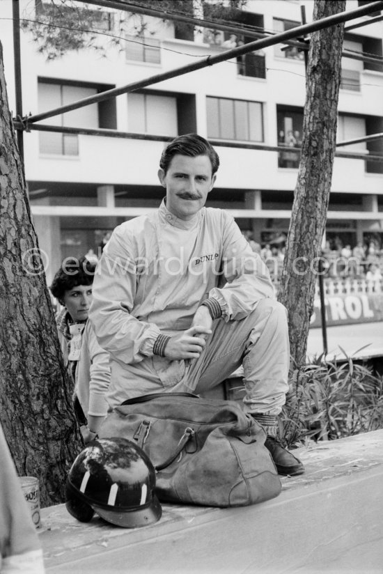 Graham Hill and his wife Bette Hill. Monaco Grand Prix 1960. - Photo by Edward Quinn