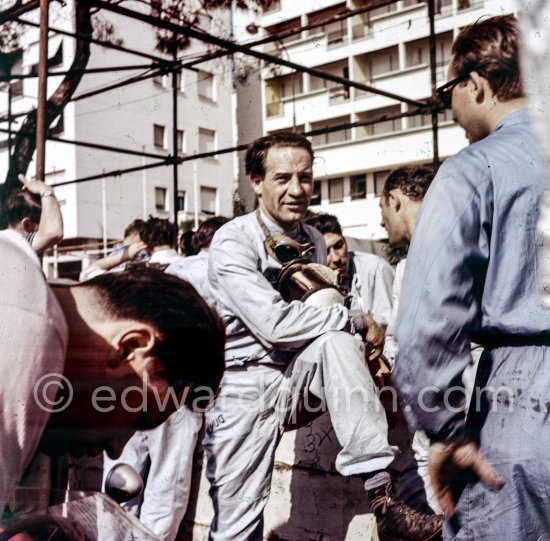 Innes Ireland. Monaco Grand Prix 1960. - Photo by Edward Quinn