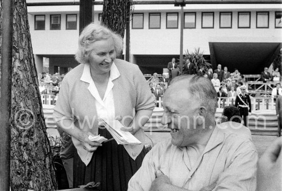 Jack and Dorothy Surtees, parents of John Surtees. Monaco Grand Prix 1960. - Photo by Edward Quinn