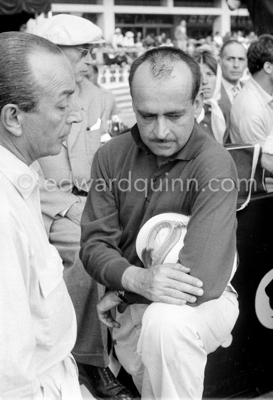 Maurice Trintignant. Monaco Grand Prix 1960. - Photo by Edward Quinn
