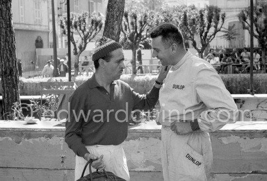 Maurice Trintignant. Monaco Grand Prix 1960. - Photo by Edward Quinn