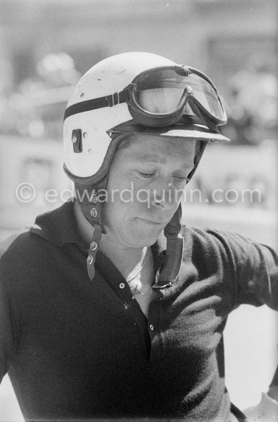 Olivier Gendebien. Monaco Grand Prix 1961. - Photo by Edward Quinn