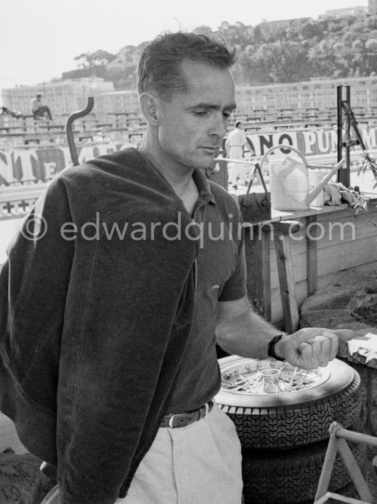 Phil Hill. Monaco Grand Prix 1961 - Photo by Edward Quinn